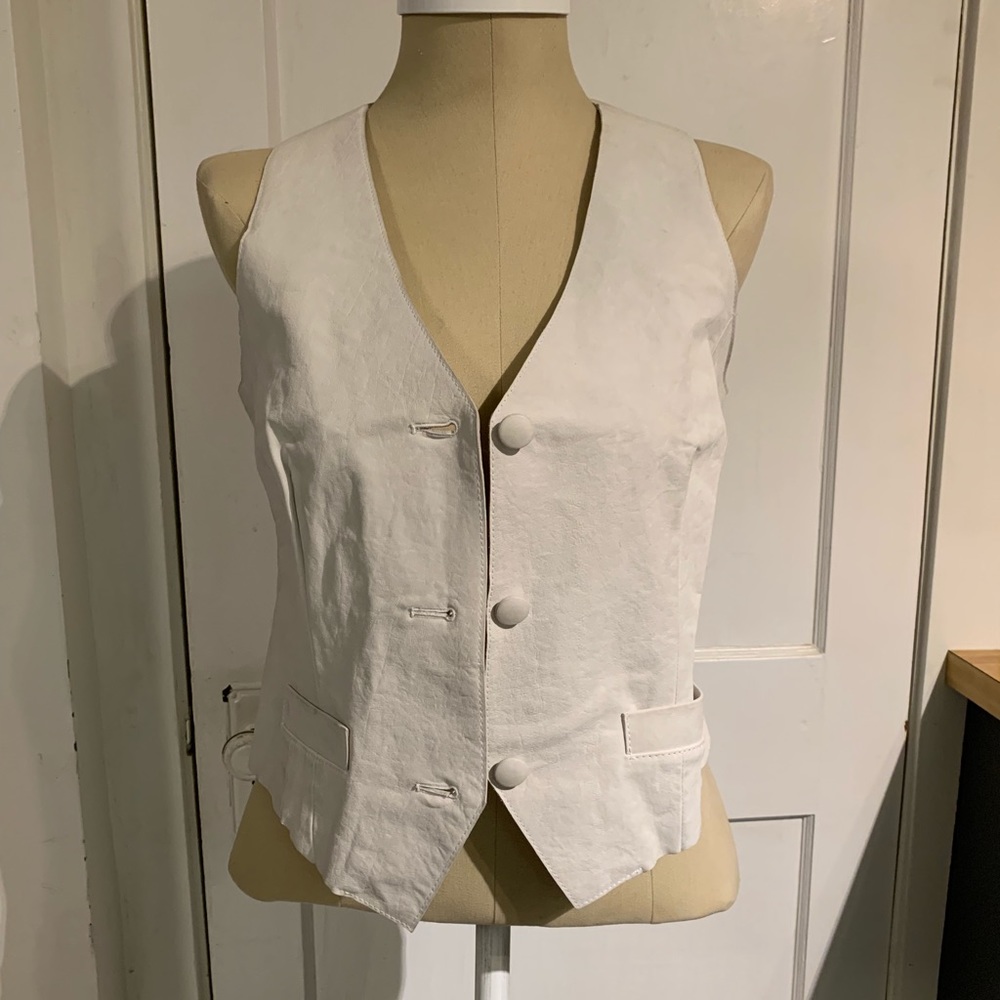 Leather vest